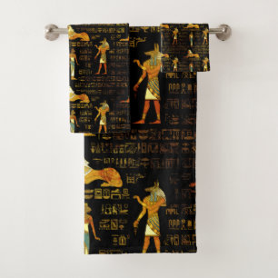 Motif décoratif égyptien de hiéroglyphes