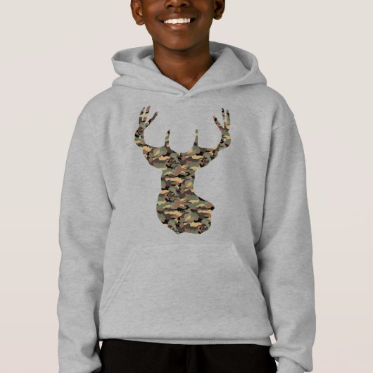 Motif d'écorce d'arbre vert marron Buck (Devant)