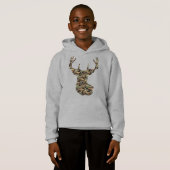 Motif d'écorce d'arbre vert marron Buck (Devant entier)