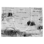 Motif d'écorce de bouleau grand sac cadeau (Dos)