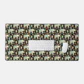 Motif d'éléphants indiens colorés mignons (Clavier et souris)
