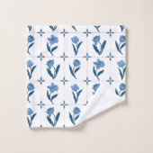 Motif Delft Tile (Gant de toilette)