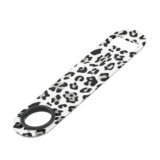 Motif d'empreinte de léopard de noir d'aluminium (Devant angulaire)
