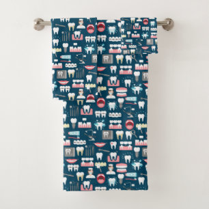 Motif dentaire de bureau de clinique