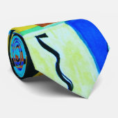 Motif d'entreprise Résumé Cravate géométrique mode (Roulé)