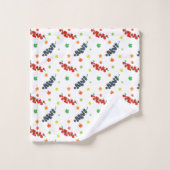 Motif Des Berries, Berry, Blueberry, Fruit (Gant de toilette)