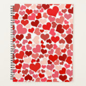 Motif Des Coeurs, Coeurs Rouges, Amour (Devant)