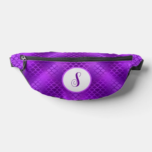 Motif des échelles de sirène violet initiales pers (Poser)