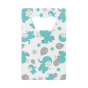 Motif Des Eléphants Bleus, Eléphants Mignons, Étoi