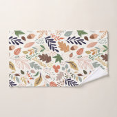 Motif des feuilles automnales (Serviette à main)