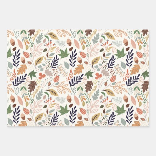 Motif des feuilles automnales (Devant)