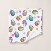 Motif des oeufs de Pâques (Gant de toilette)
