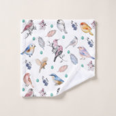 Motif des oiseaux de printemps (Gant de toilette)