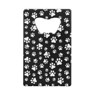 Motif des pattes, Empreintes de pattes, noir et bl