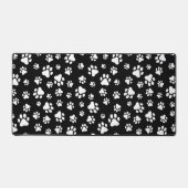 Motif des pattes, Empreintes de pattes, noir et bl (Recto)