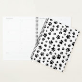 Motif des pattes, pattes de chien, noir et blanc (Devant avec enveloppe)