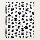 Motif des pattes, pattes de chien, noir et blanc (Devant)