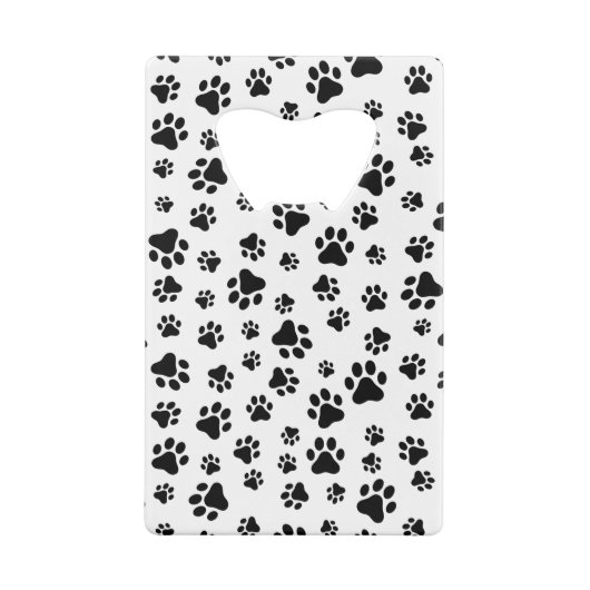 Motif des pattes, pattes de chien, noir et blanc (Dos)