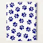 Motif Des Paws, Paws Chiens, Paws Bleus Marine (Dos)