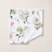 Motif des pivoines aquarelles (Gant de toilette)
