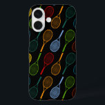 motif des raquettes de tennis colorées<br><div class="desc">Un motif de raquettes de tennis de différentes couleurs</div>