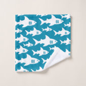 Motif des requins nageurs (Gant de toilette)