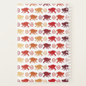 Motif des singes rouges (Dos)