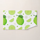 Motif des tranches de chaux et de chaux (Serviette à main)