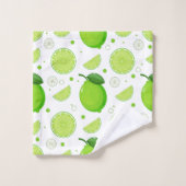 Motif des tranches de chaux et de chaux (Gant de toilette)