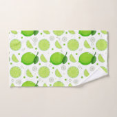 Motif des tranches de chaux et de chaux (Serviette à main)