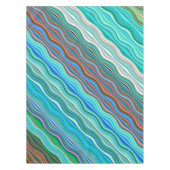 Motif des vagues Abstraites Vintages| Nappe (Devant)