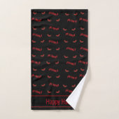 Motif des yeux d'Halloween (Serviette à main)