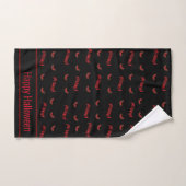 Motif des yeux d'Halloween (Serviette à main)