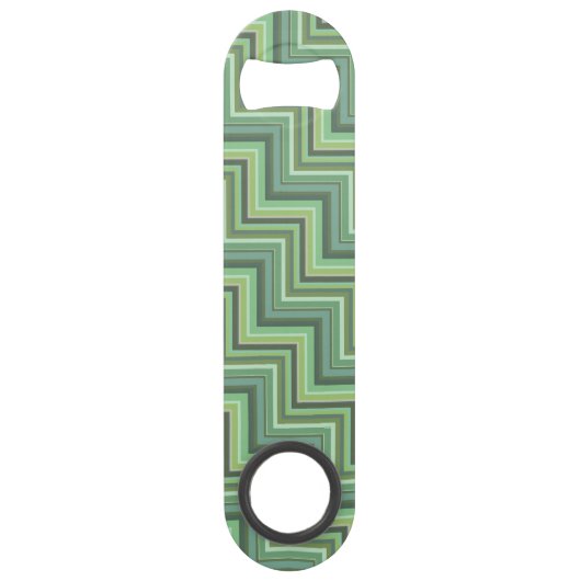Motif d'escalier à rayures vert olive (Devant)