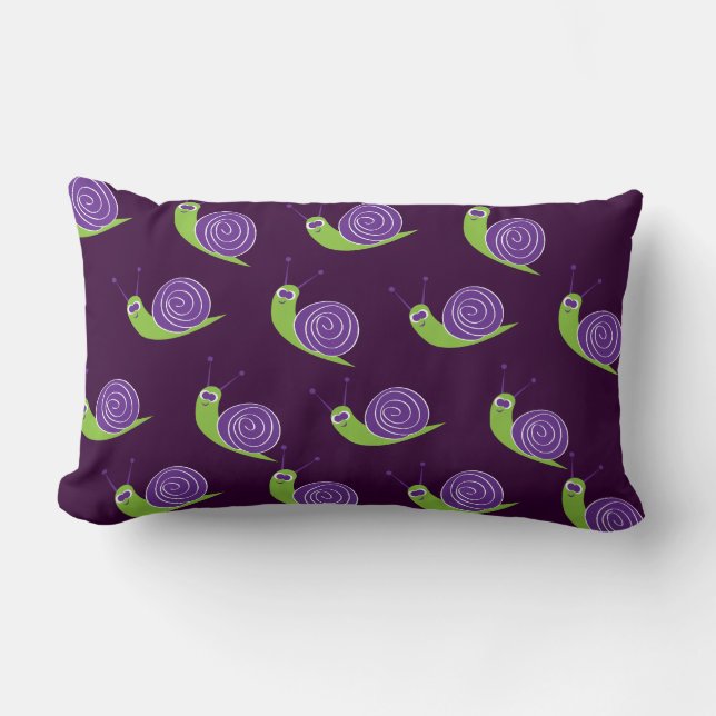 Motif d'escargot Mojo Jouer Oreiller (Recto)