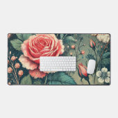 Motif design de fleurs rose Abstrait (Clavier et souris)