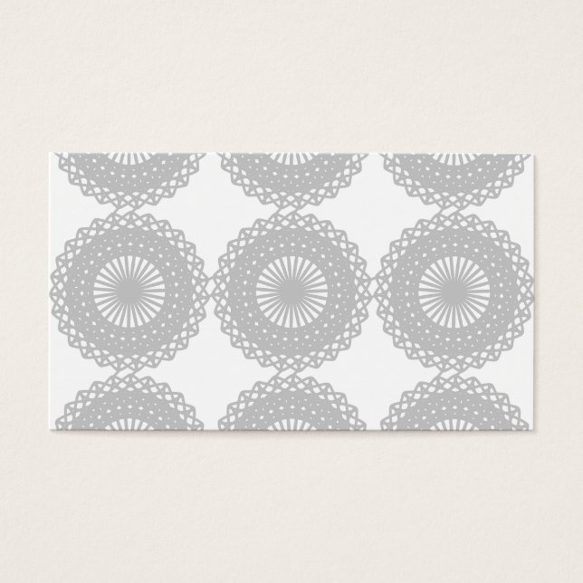 Motif design dentelle gris. (Devant)