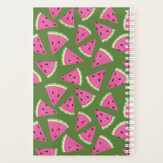 Motif d'été de la pastèque tropicale (Dos)