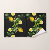 Motif d'été du jardin de citron (Serviette à main)