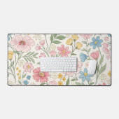 Motif d'été floral fleur sauvage (Clavier et souris)