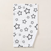 Motif d'étoiles (Serviette à main)
