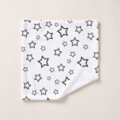Motif d'étoiles (Gant de toilette)