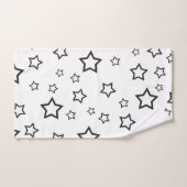 Motif d'étoiles (Serviette à main)