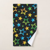 Motif d'étoiles (Serviette à main)