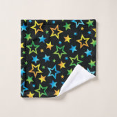 Motif d'étoiles (Gant de toilette)