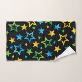 Motif d'étoiles (Serviette à main)