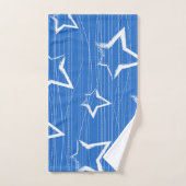 Motif d'étoiles (Serviette à main)