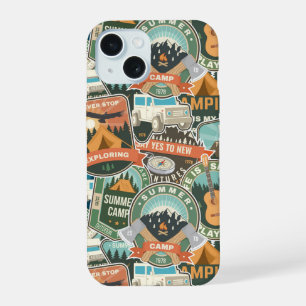 Motif d'explorateur de voyage vintage