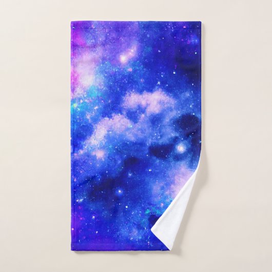 Motif d'exploration nébuleuse (Serviette à main)