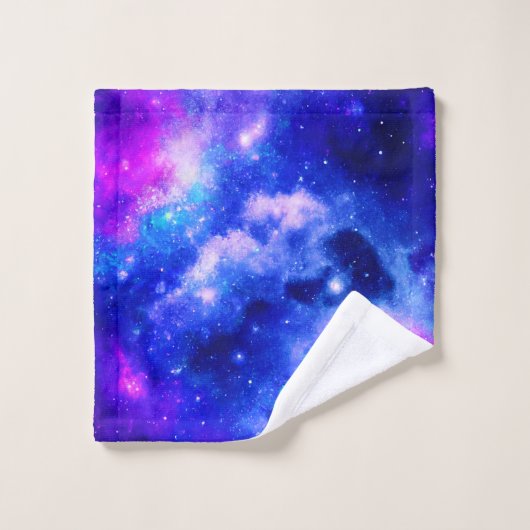 Motif d'exploration nébuleuse (Gant de toilette)